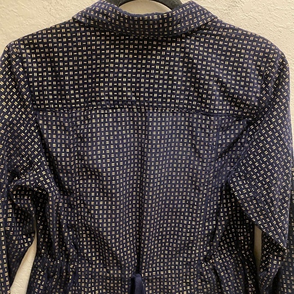 Sundance Lightweight Corduroy Blue And Gold Blazer - Picture 10 of 12